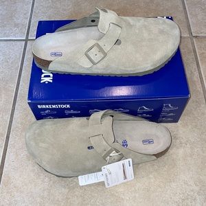 Birkenstock Boston Faded Khaki asst HS